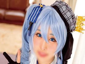 コスさぽ。ヲタオヂ中出しブッカケ乱交パイパンGcup天然オナホレイヤーyuikaをねちねちコスハメでアへ顔!オホ声!イキ潮噴射!ゴム無しピストン1000連発!　サンプル画像02